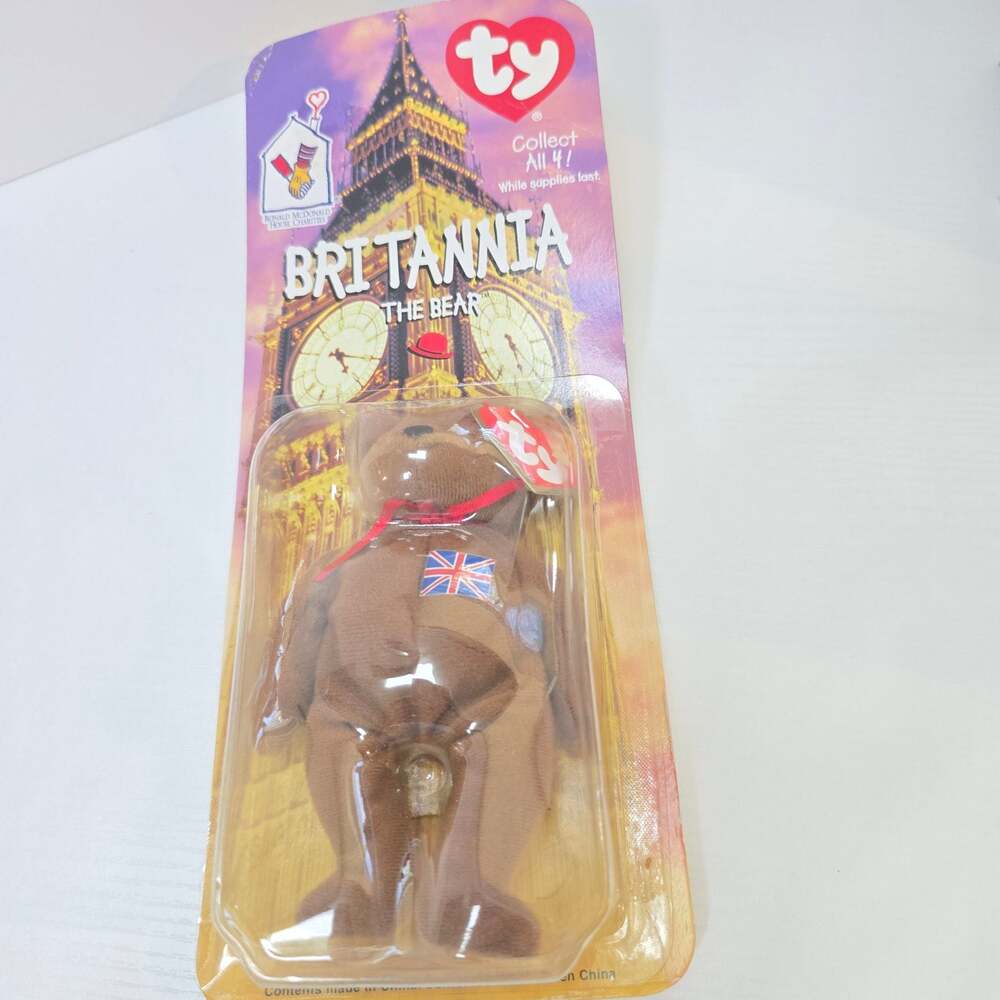 TY McDonald's Teenie Beanie Babies Britannia the Bear 1999 Sealed
